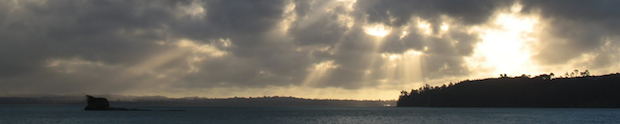 Wind blows the clouds away